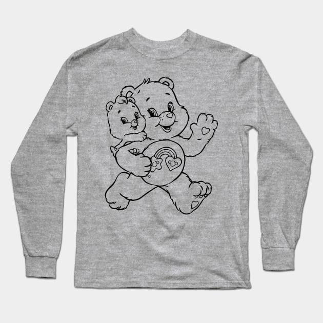 baby care bear Long Sleeve T-Shirt by SDWTSpodcast